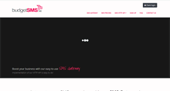 Desktop Screenshot of budgetsms.net
