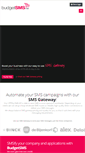Mobile Screenshot of budgetsms.net